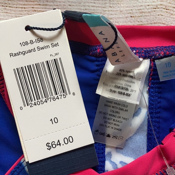 Cabana Life Girls 3 Piece Swim Set - Picture 7 of 8